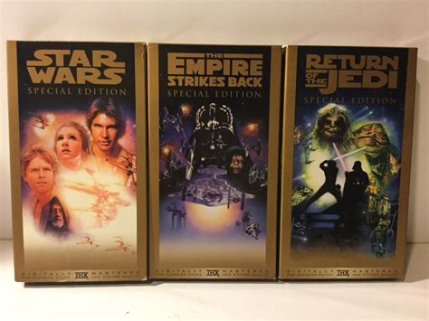 Vintage Star Wars Trilogy Vhs Special Edition A New Hope Etsy