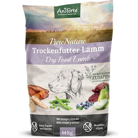 AniForte Natürliches Hunde Futter Trockenfutter Farms Lamb 14kg