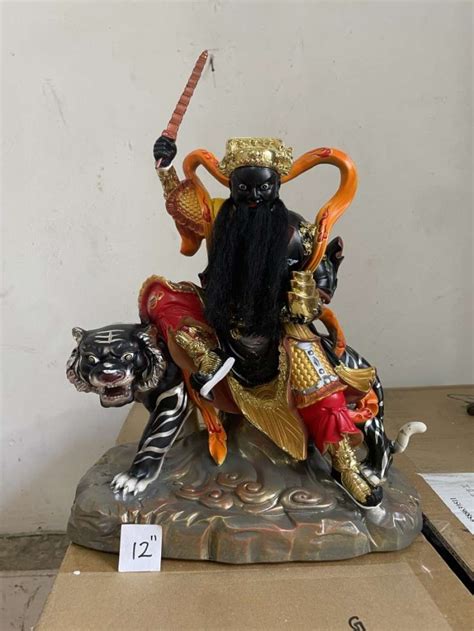 Promo Patung Dewa Han Tan Kong Tio Wan Xue Zhao Gong Ming 12 Inch New