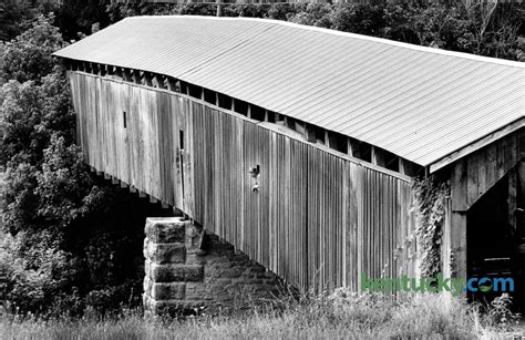 Mt Zion Covered Bridge 1985 Kentucky Photo Archive