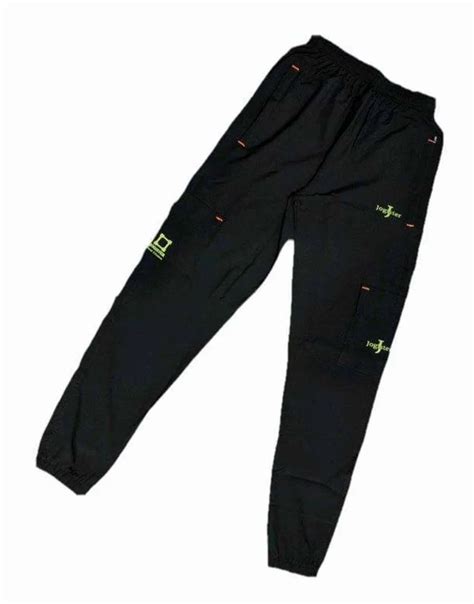 Solid Jogister Men Black NS Lycra Jogger Pant Daily Wear At Rs 155