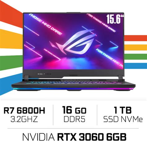 Asus Rog Strix G15 G513rm Amd R7 6800h16gb1tb Ssdrtx3060156 Q