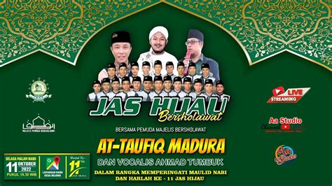 Live Majelis Pemuda Bersholawat At Taufiq Madura Jas Hijau