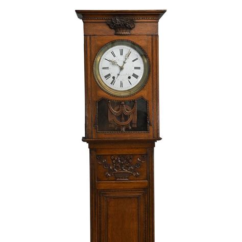 Tk1 112 18th Century French Regence Style Oak Tall Case Clock — Work