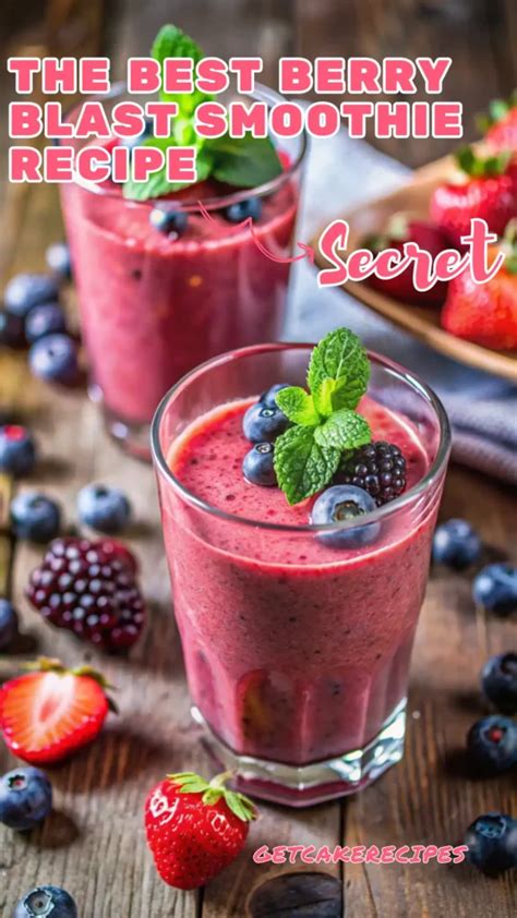 The Best Berry Blast Smoothie Getcakerecipes