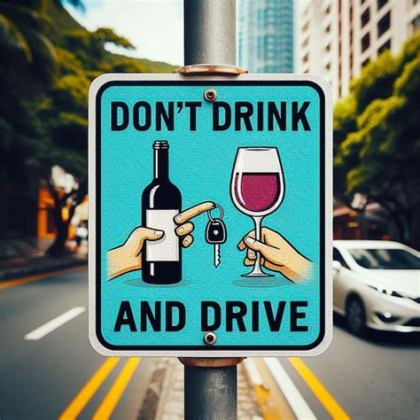 Premium Photo Effective Visual Dont Drink And Drive Campaign