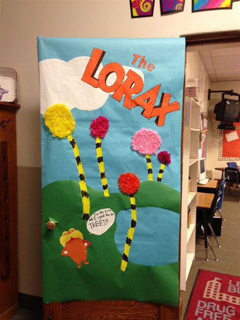 My Lorax Door For Our Dr Seuss Door Decorating Contest Door