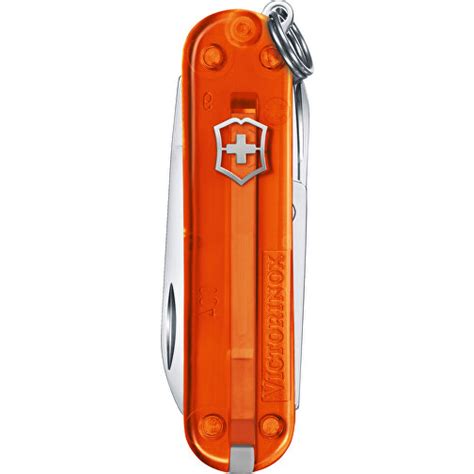 VICTORINOX CLASSIC SD TRANSPARENT COLORS Schweizer Messer Fire Opal