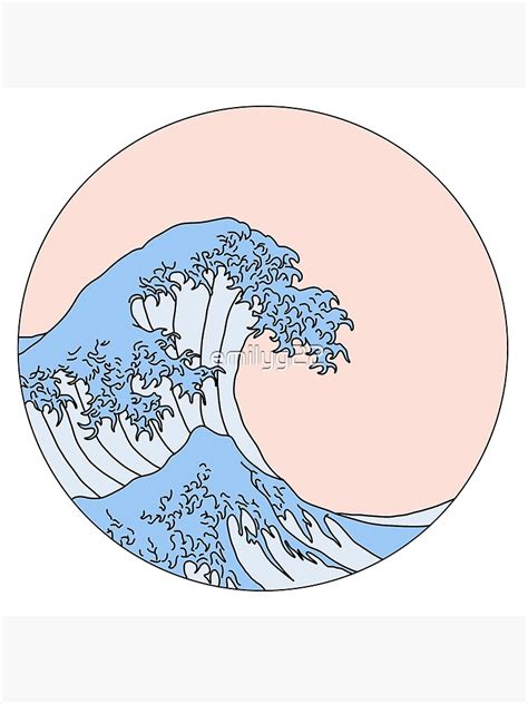 "aesthetic wave" Poster by emilyg22 | Redbubble