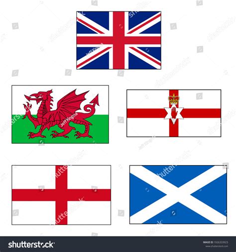 United Kingdom Northern Ireland Flag Vector Stock Vector (Royalty Free) 1926333923 | Shutterstock