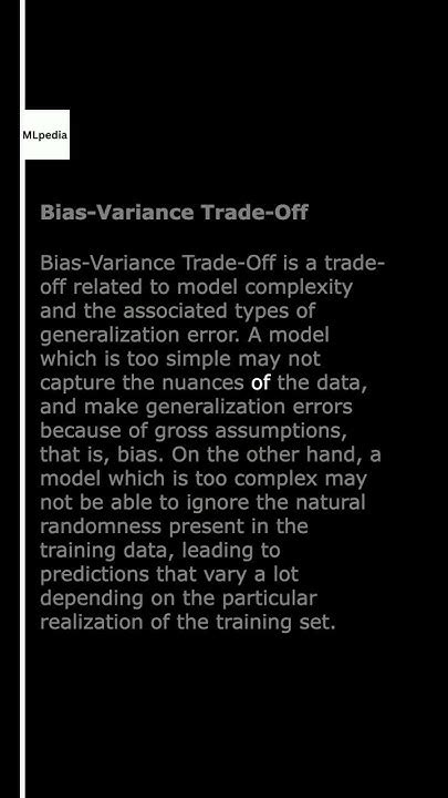 Bias Variance Trade Off Youtube