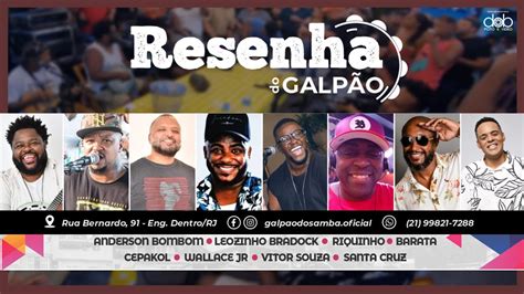 Samba De Raiz E Pagode Da Resenha Ao Vivo Youtube