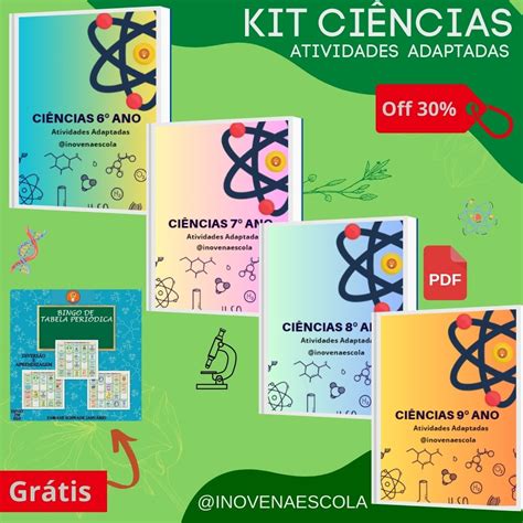 Kit Ciências Atividades Adaptadas Inove Na Escola Hotmart