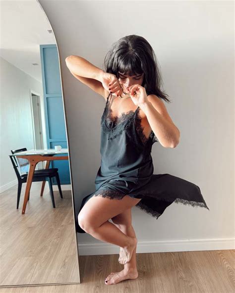 Camisola Midi Tecido E Renda Preta Vov Ant Nia Lingerie Perfeita Aqui