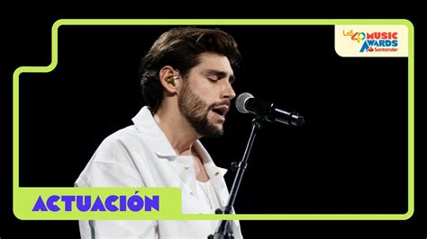 Alvaro Soler Ox Geno En Directo En Los Music Awards Santander