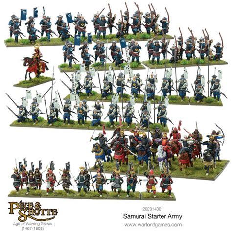 New: Pike and Shotte Samurai Starter Army - Warlord Games