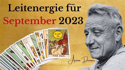 Unsere Leitenergie für September Armin Denner Tarot Alchemie