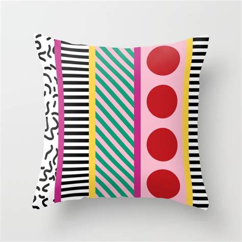 Memphis Throw Pillow By Beatrix Designer Throw Pillows Throw Pillows