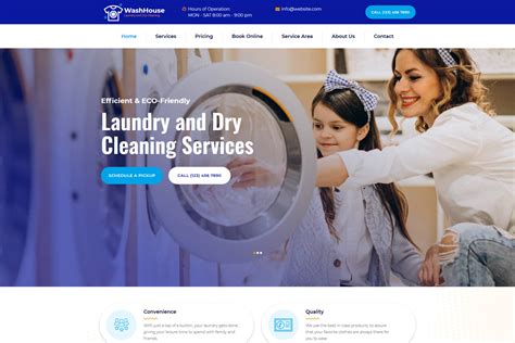 Laundry And Dry Cleaning Website Template Motocms