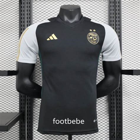 Maillot Match Alg Rie Noir Footbebe