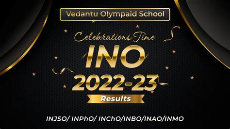 Indian National Olympiad INO 2022 23 Result Celebration Time INSO