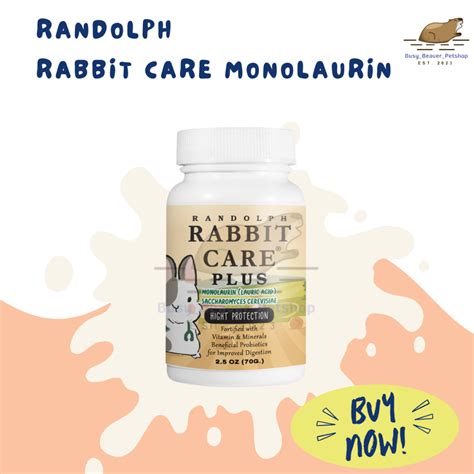 Randolph Rabbit Care Monolaurin Lauric Acid 70กรัม Shopee Thailand