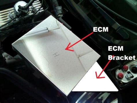 Corvette C4 1994 1996 Lt1 Stainless 2 Pc Ecm Cover Kit Engine Dress