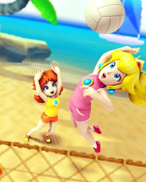 Peach And Daisy Fun On The Beach By Https Princesspeach8 Deviantart