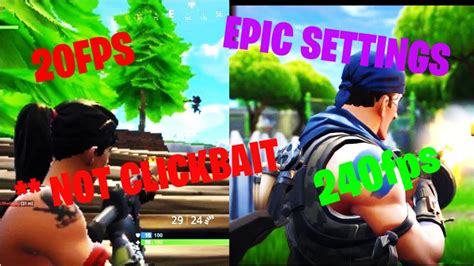 How To Get High Fps In Fortnite And Have Every Setting On Epic At