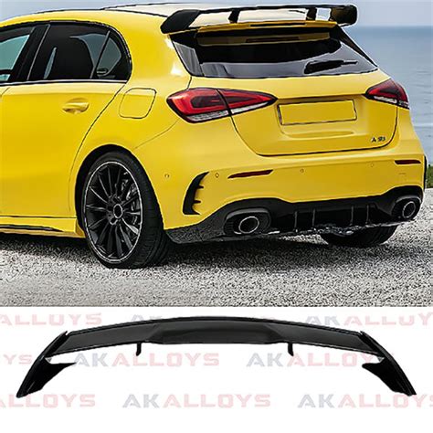 MERCEDES STYLE REAR SPOILER - GLOSS BLACK – AKALLOYS