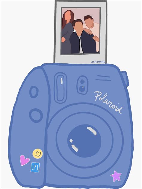 "Liam Payne Polaroid Sticker" Sticker by izzybearbella | Redbubble