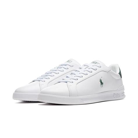 Sapatilhas Polo Ralph Lauren Heritage Court Ii Leather Branco De Homem