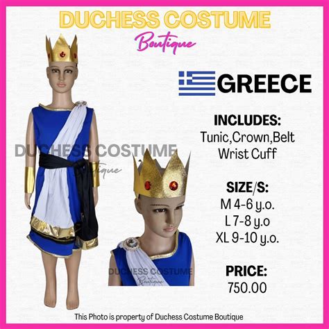 Greece United Nations Costume Un Costume For Kids Babies And Kids