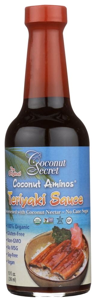 Coconut Secret Organic Teriyaki Sauce Fl Oz Walmart Walmart