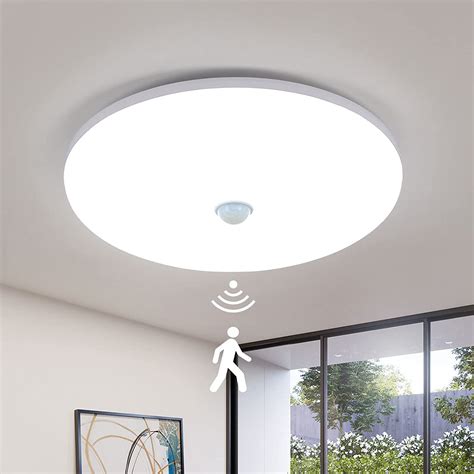 Senqiu Led Deckenleuchte Mit Bewegungsmelder W K Ip