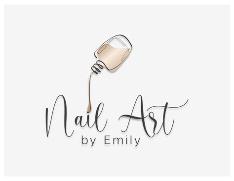 Nail Art Logo Design Nail Studio Logo Custom Nail Studio Logo Beauty