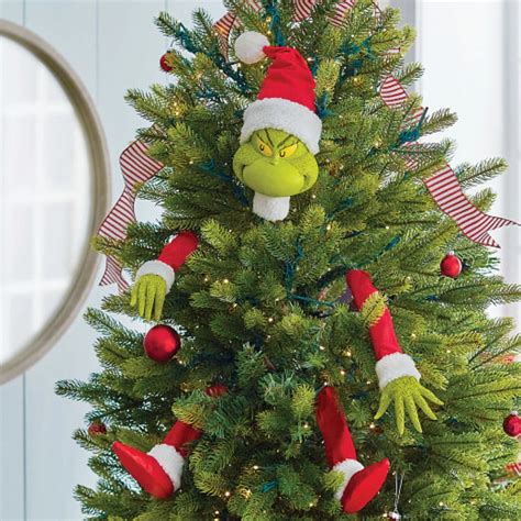 Grinch Christmas Ornaments With Hand Leg Xmas Tree Hangings