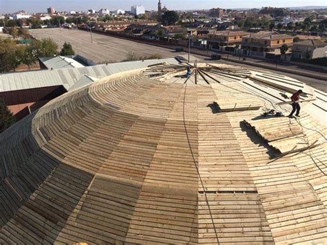 Manzanares En Im Genes Buen Ritmo En Las Obras Del Cambio De Cubierta