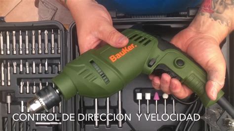 BAUKER Taladro Con Kit De Accesorios En Sodimac YouTube