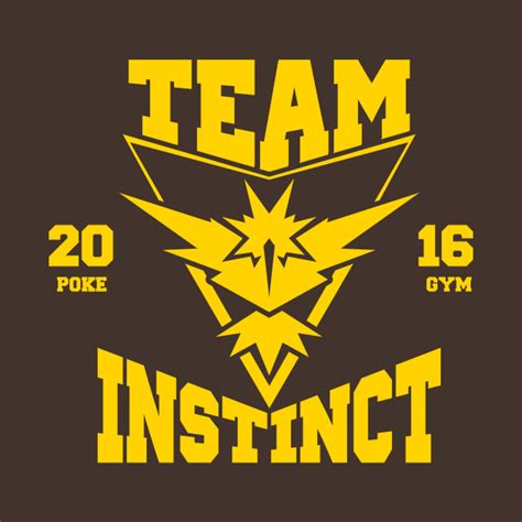 Team Instinct Gym Pokemon Go T Shirt Teepublic