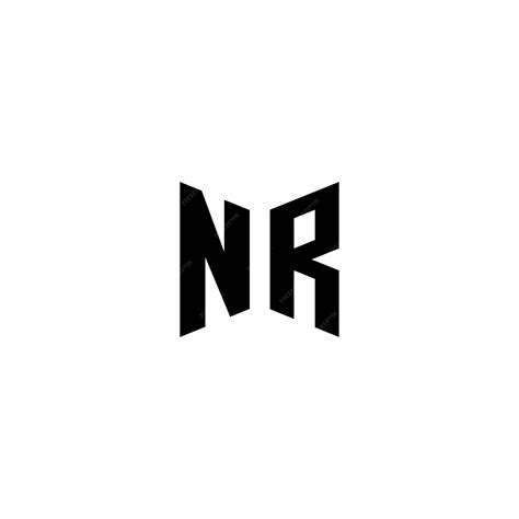 Premium Vector | Nr logo vector