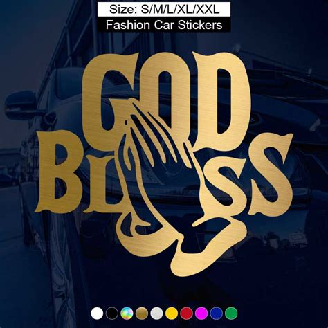 Car Stickers Praying Hands Vinyl Decal For Car Motorcycle Trucks Racing Bumper Laptop Suitcase