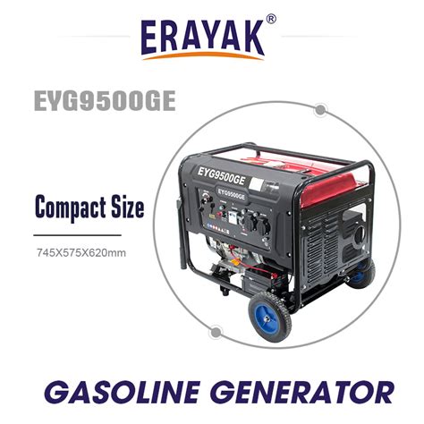 Eyg9500ge 8kw 8000 Watt Electric Coil Start Portable Gasoline Electric Generator Set For Home