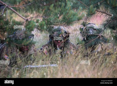 Battle Group Poland Us Soldiers Pull Security In Case Of An Ambush