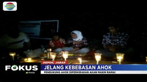 Ahok Bebas Pendukung Datangi Mako Brimob Depok News Liputan6