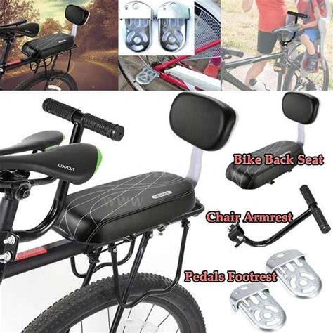 Bicycle Back Seat Cycling Bike Bicycle Mtb Pu Leather Soft Cushion Rear