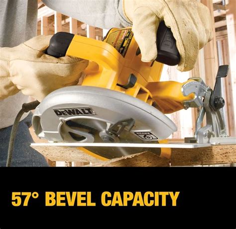 Dewalt Dwe575sb Corded Lightweight Circular Saw With Electric Brake 15 Amp 7 1 4 In Power Saws