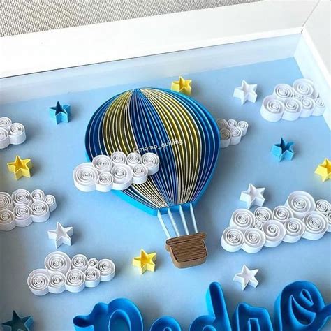 Momo Quilling Paper Art On Instagram Enfeite De Maternidade