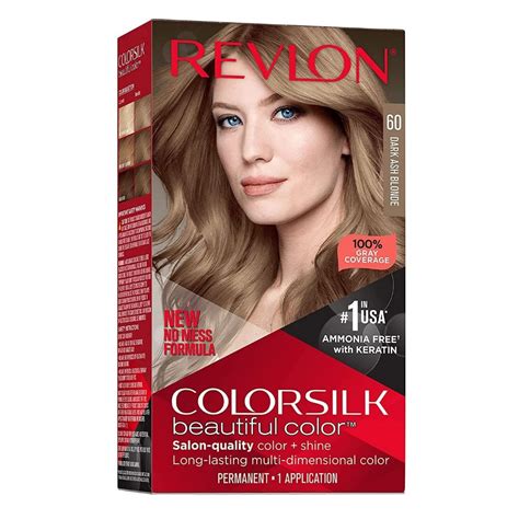Revlon Colorsilk Beautiful Color 60 Dark Ash Blonde Shopee Singapore