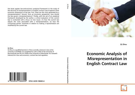 Economic Analysis Of Misrepresentation In English Contract Law 978 3